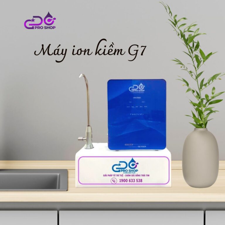 Máy lọc nước để bàn G7 chuẩn Nhật Bản đầu tiên tại Việt Nam