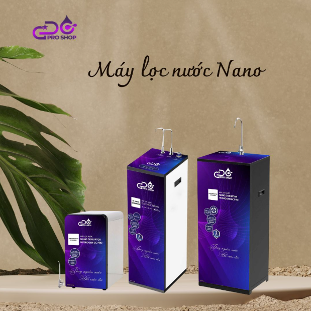 Bộ 3 máy lọc nước Nano DST GC Pro Shop