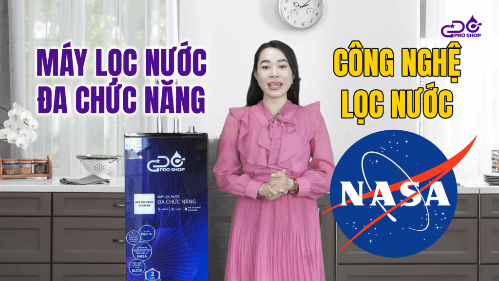 Máy lọc nước đa chức năng Nano Disruptor - Công nghệ NASA giúp bảo vệ toàn diện sức khỏe gia đình